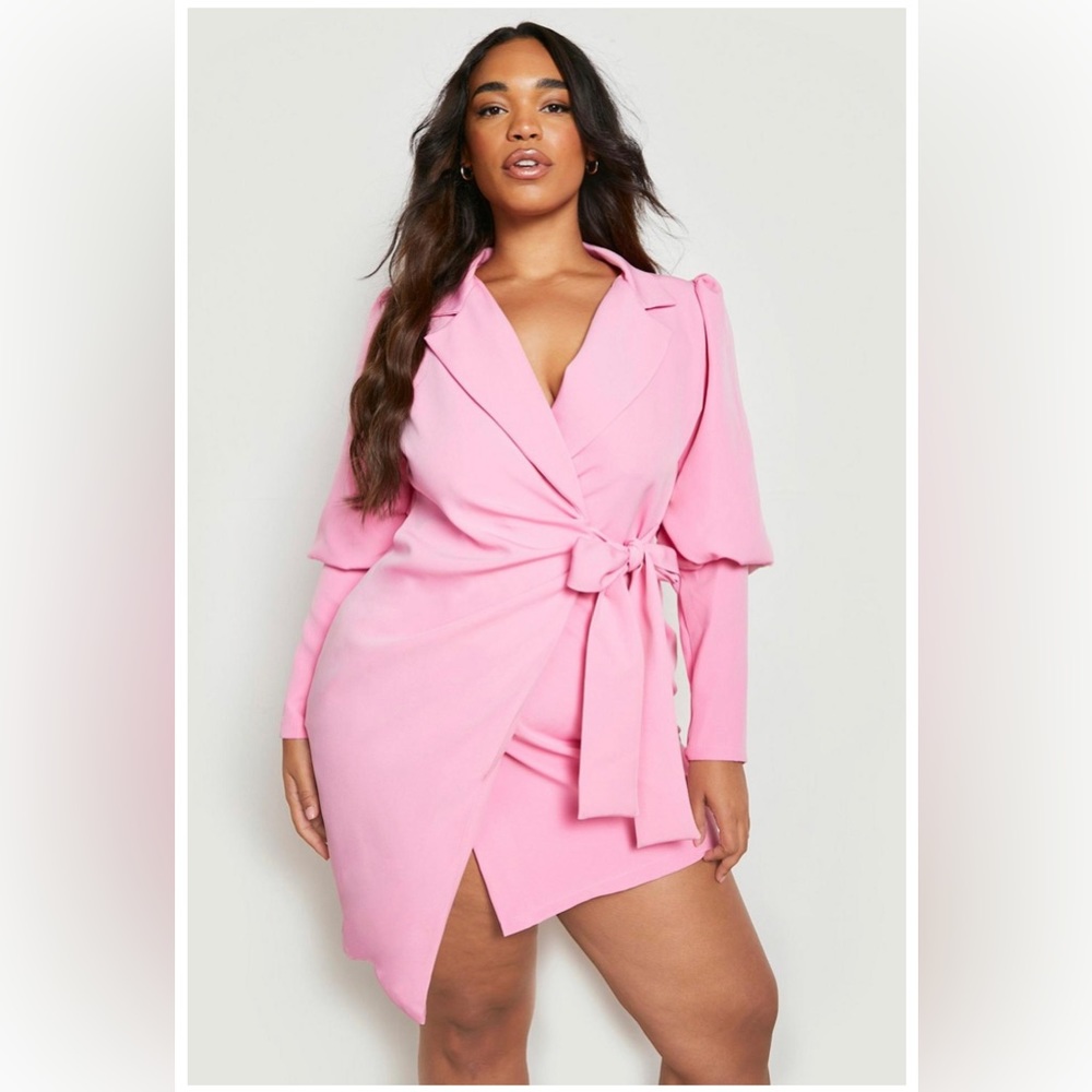 NEW Puff Sleeve Wrap Blazer